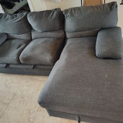 Gray Sectional Couch 