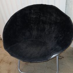 Fau Fur Folding Chair