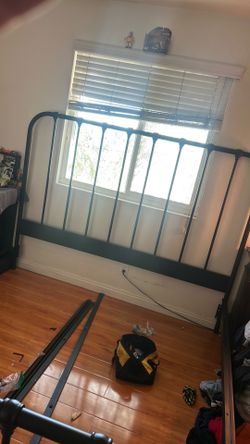 King size bed frame great condition