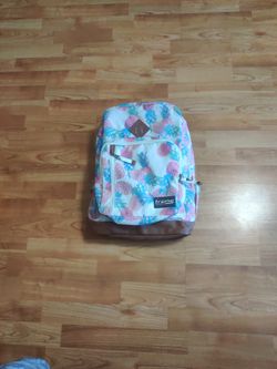 Trans By Jansport Pineapple Backpack 18" And two Front Utility Pockets 