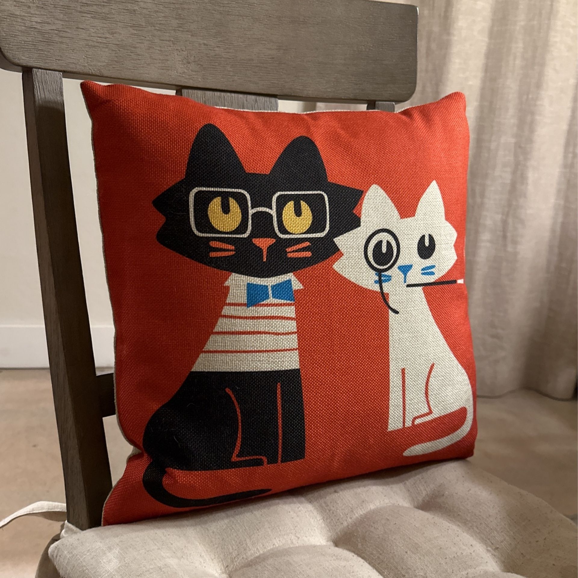 Cat Toss Pillow