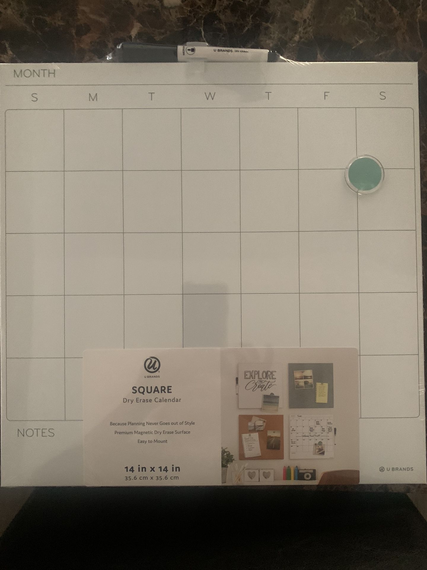 Dry Erase Calendar Still Sealed Brand New