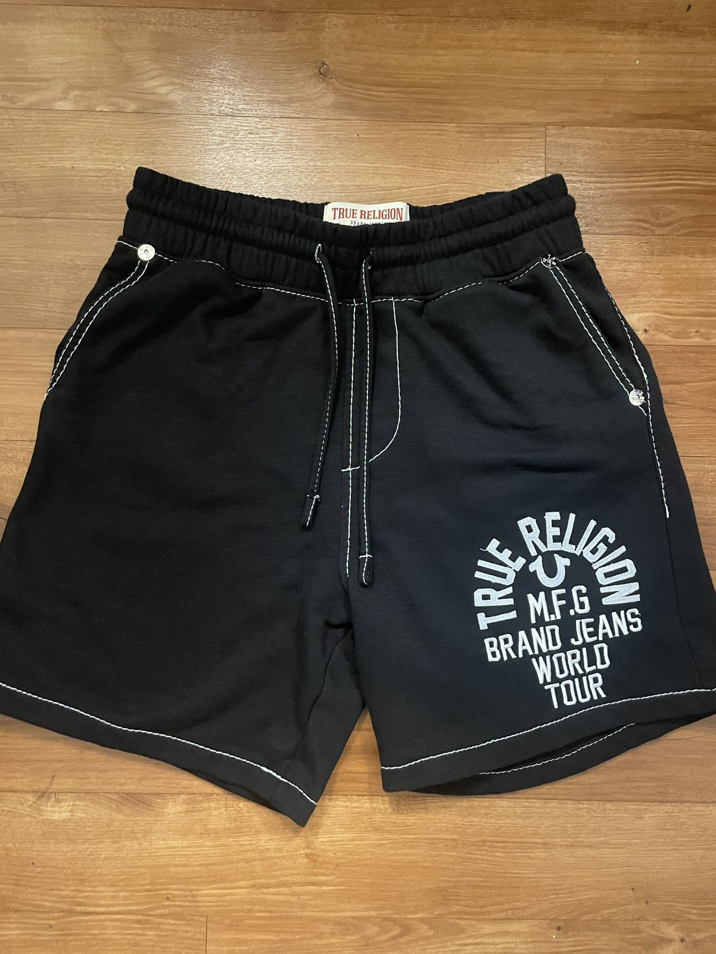 True Religion ‘BIG T SLUB SWEAT SHORT’