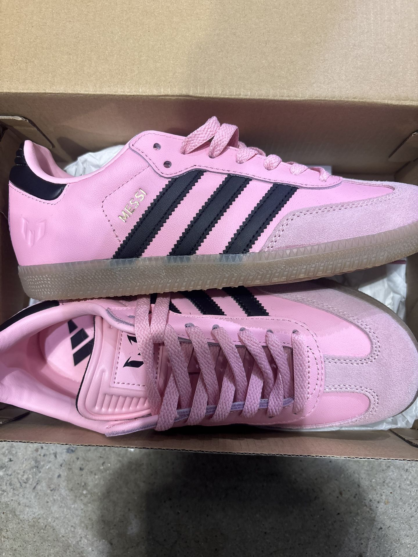 🔥 Adidas Messi Samba (Kids) – Pink/Black – $60 – LOCAL ONLY