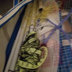 Tennis Rackets And Net 