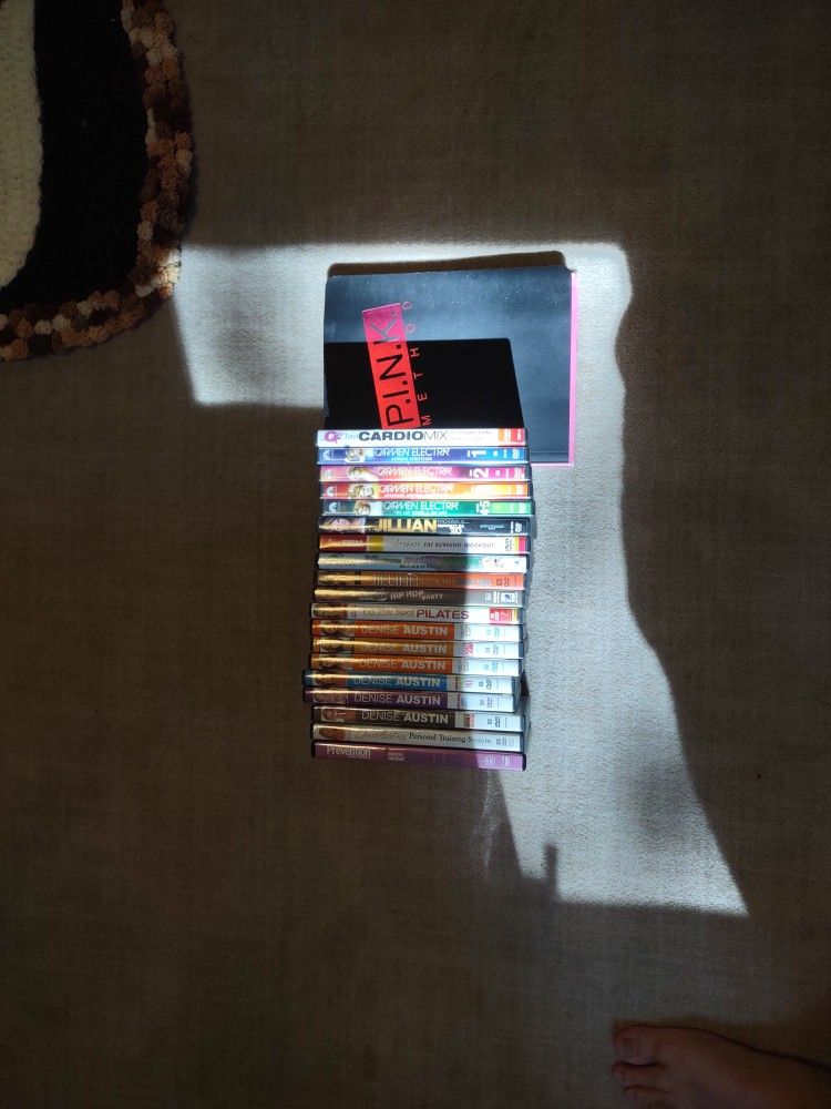 Collection Of Woman's Workout DVDs
