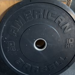 American Barbell Rubber Weight Plate 
