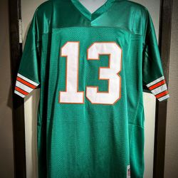 Miami Dolphins #13 Dan Marino Retro Football Jersey -S.M.L.XL.2X.3X