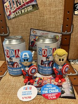 Funko Soda - Captain America Chase SET