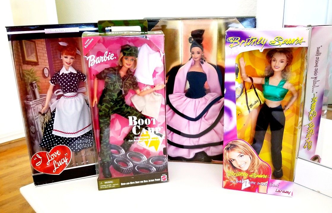 Barbie Doll Lot x 4 (Escada, Britney, BootCamp, Lucy)