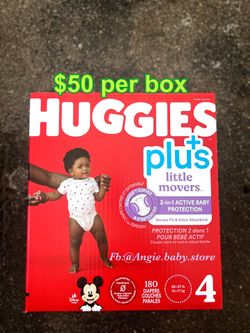 Huggies little movers size 4 plus