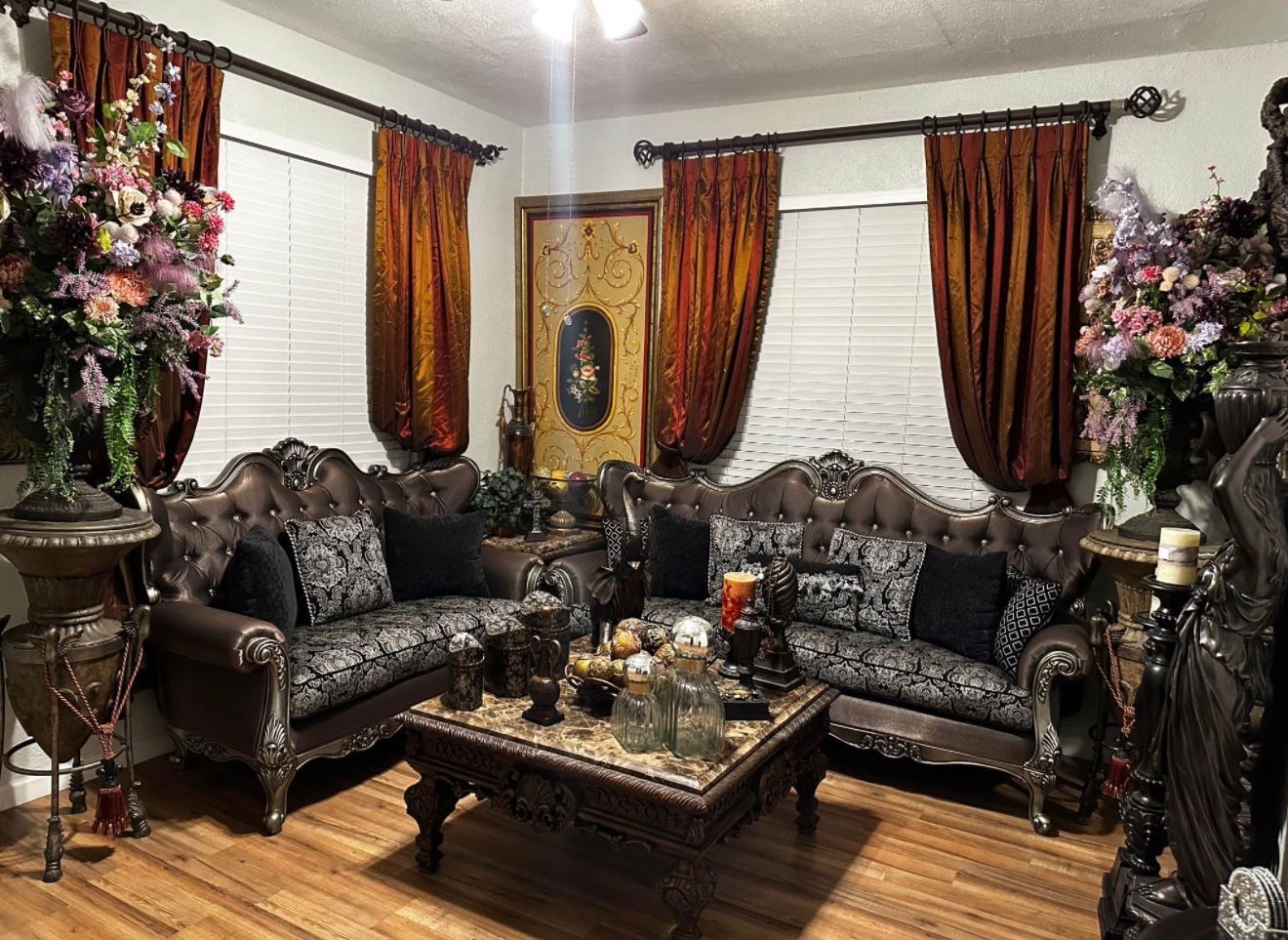 Beautiful Sofa and Loveseat