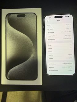 Iphone 15 pro max 256GB AT&T (Silver)
