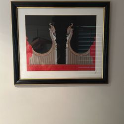 Signed Erté – Aladdin and His Bride – Framed Art Print (Coriander Studio)
