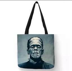 Horror Tote Bag Frankenstein Bride