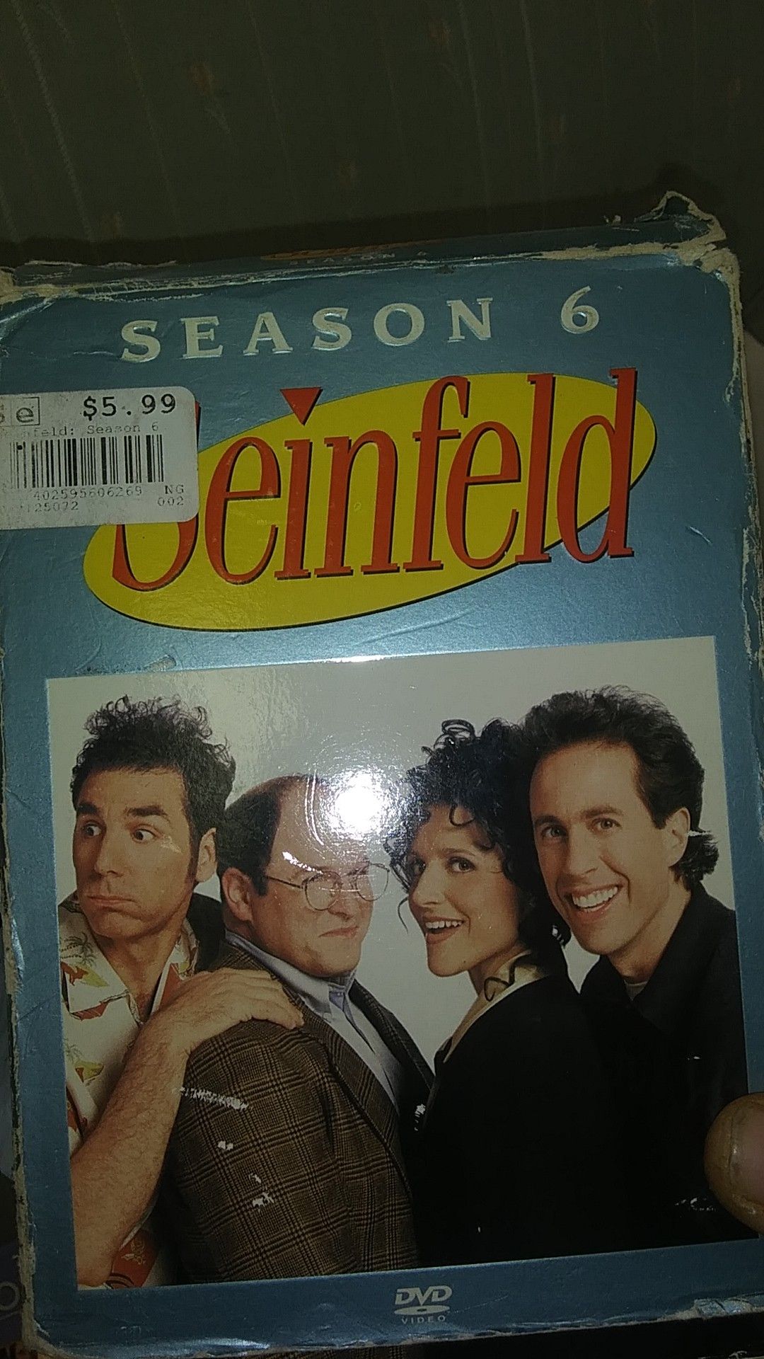 SEINFELD COMPLETE SEASON 6 DVD BOX SET!