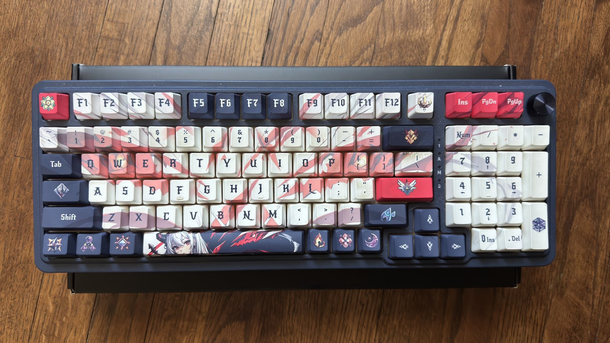 Redragon K686 PRO SE 98 Keys Wireless Gasket RGB Gaming Keyboard Anime