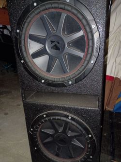 Kicker CompVR Dual in a Pro Box