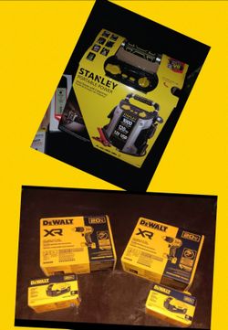 DEWALT POWER TOOLS AND MORE...(PACKAGE DEAL PLZ READ FULL DESCRIPTION)
