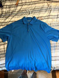 Nike Dri-Fit Golf Shirts, XL. One Teal, One Black. 
