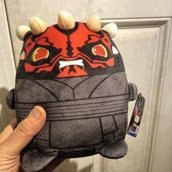 Darth Maul Star Wars Plushie With Tag 