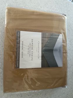 Queen Bed Skirt/Ruffle Bronze/Gold