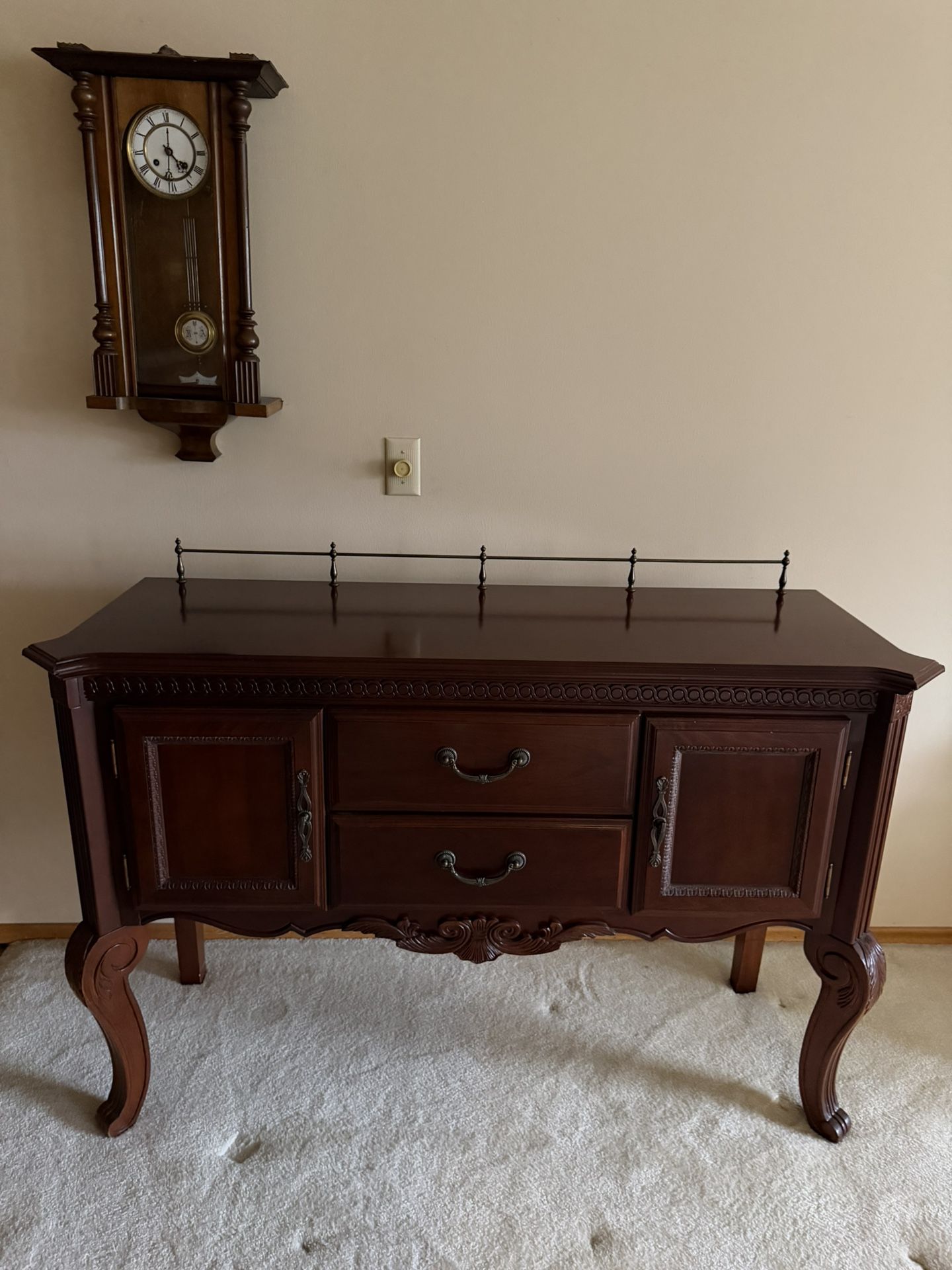 French Provincial Console Table