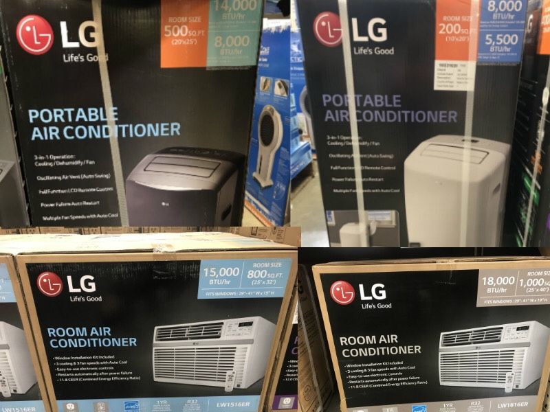 Big LG Air Conditioners Sale! Window and Portable AC