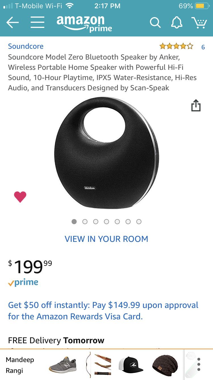 Bluetooth Speaker (Soundcore Model Zero)