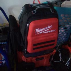 Milwaukee backpack  70.00