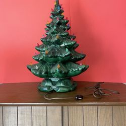 Antique Ceramic Christmas Tree 