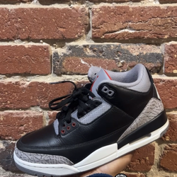 Jordan 3 black cement size 8