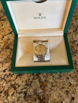 Rolex Datejust 41 Ref. 126333 Two-Tone Gold Diamond Champagne Dial Jubilee Full Set