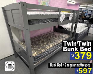 Twin/Twin Bunk Bed
