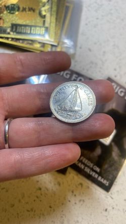 25 Cent Common Wealth Of The Bahamas 2000 Coin  