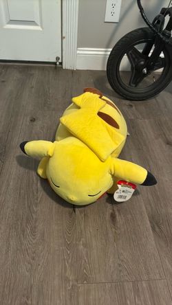 18 Plush Sleeping Pikachu