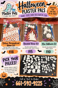Plaster pals and boo baskets