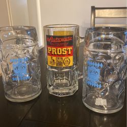 Three Large Steins 