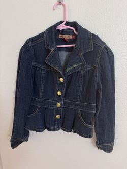 Apple Bottoms Denim Jacket Kids M