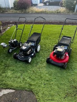 Mowers and edger