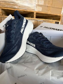 Brand New Pacemaker Running Shoes – Navy Blue & White – Box Included