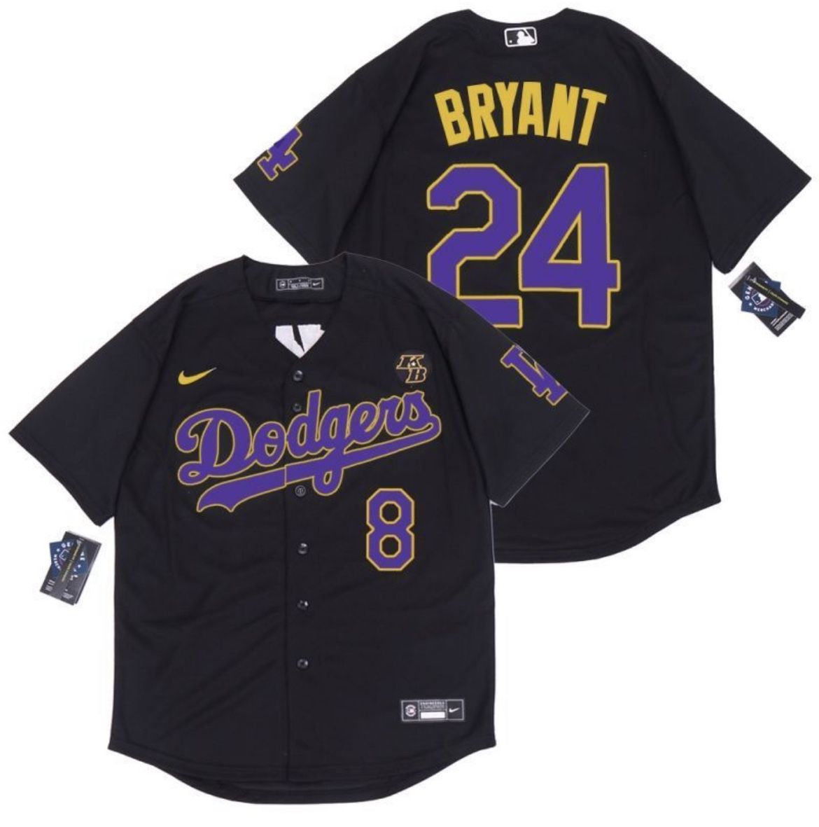 Lakers - Dodgers Jersey - Kobe Bryant (Size Medium)
