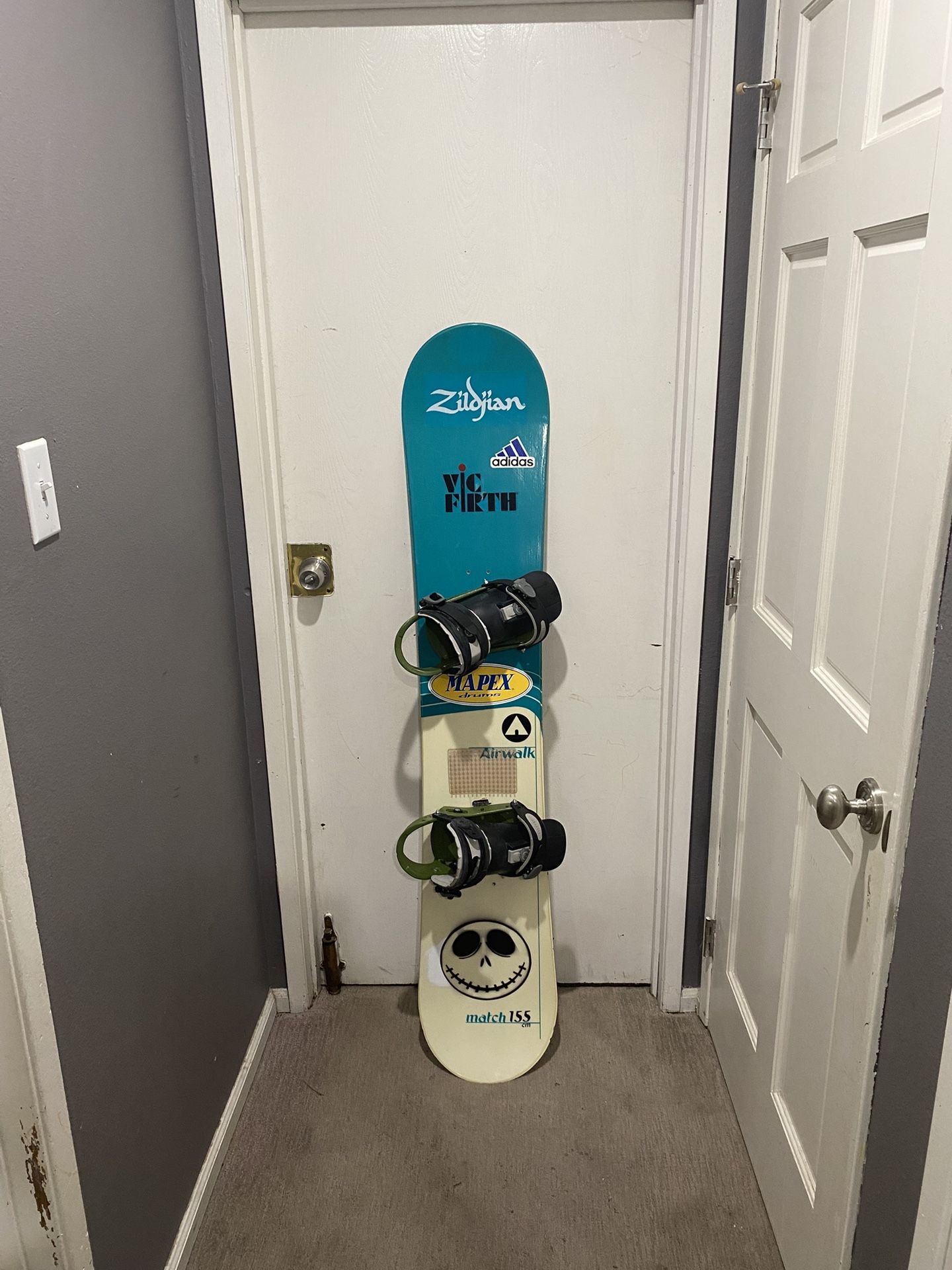 Snowboard with Bindings - 155cm