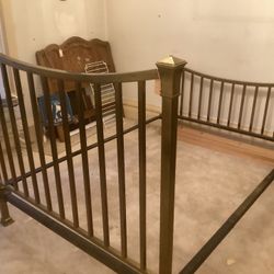 Brass Bed Antique Size Double Incredible Deal One Day Only  Nov 8 And 9