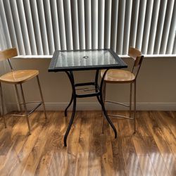 Bistro Table And Two Chairs 