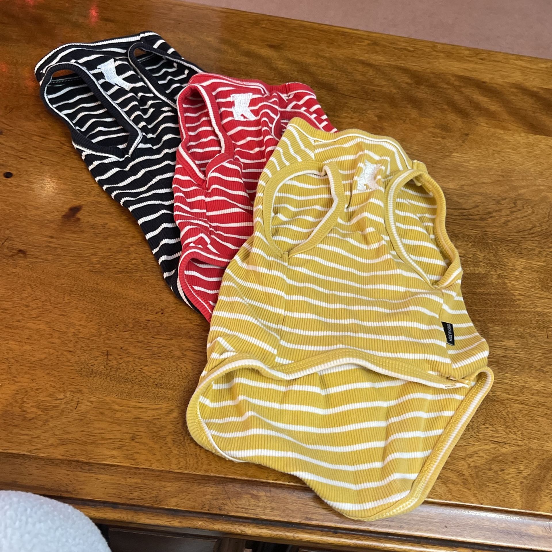 3 Lg Dog Shirts