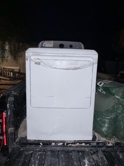White Front-Load Clothes Dryer