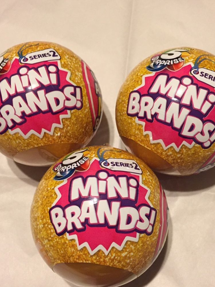 Mini Brands!! Series 2 (Set Of 3) Unopened