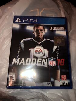 Madden 18 PS4 BRAND NEW
