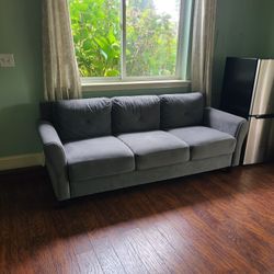Blue/Grey Couch